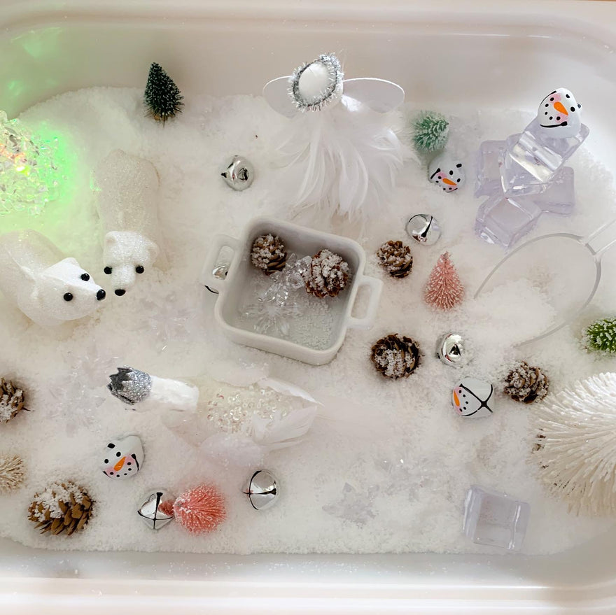 Winter Wonderland Sensory Bin