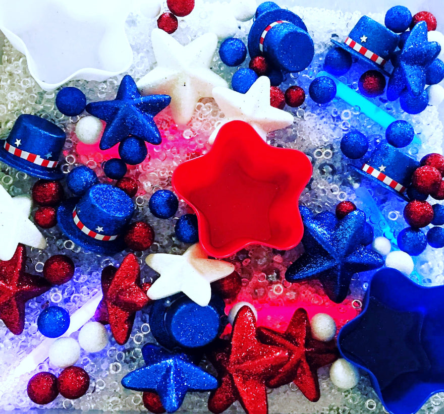 4th of July Sensory Bin