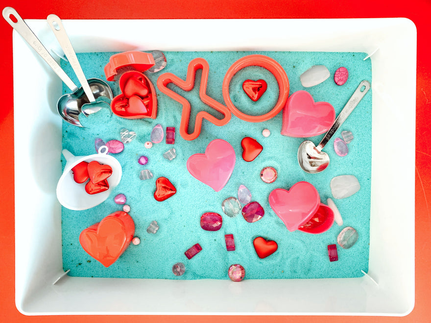 Valentine's Day Sensory Bin